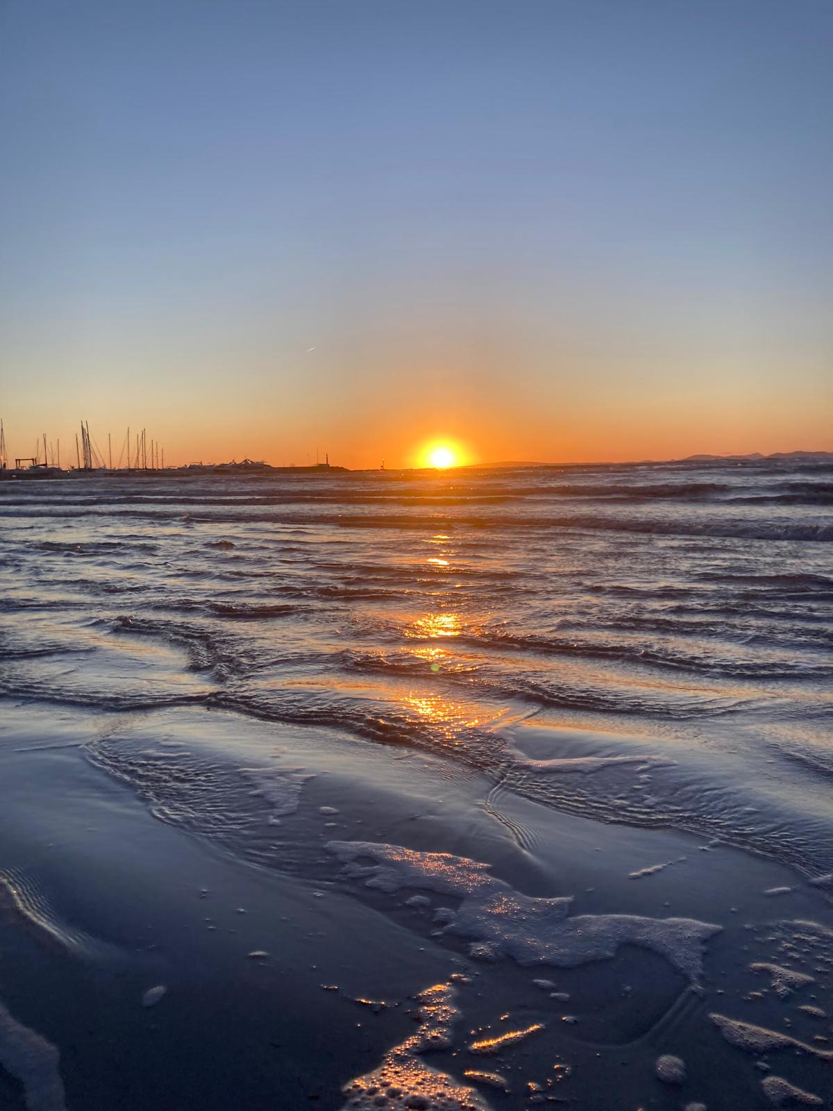 sonnenuntergang am meer